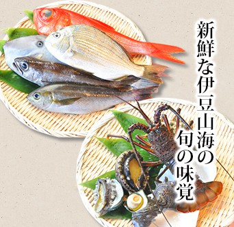 新鮮な伊豆山海の旬の味覚